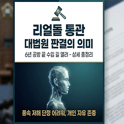 대법원 "리얼돌 통관 허용" 판결 총정리: 국내외 법적 규제 현황과 성인용품 산업 전망