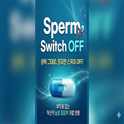 "성욕은 그대로, 정자만 스위치 OFF" 부작용 없는 남성 피임약 개발 현황 및 임상 결과 총정리