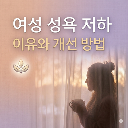 여성 성욕 저하 원인 4가지와 과학적인 개선 방법 총정리 가이드